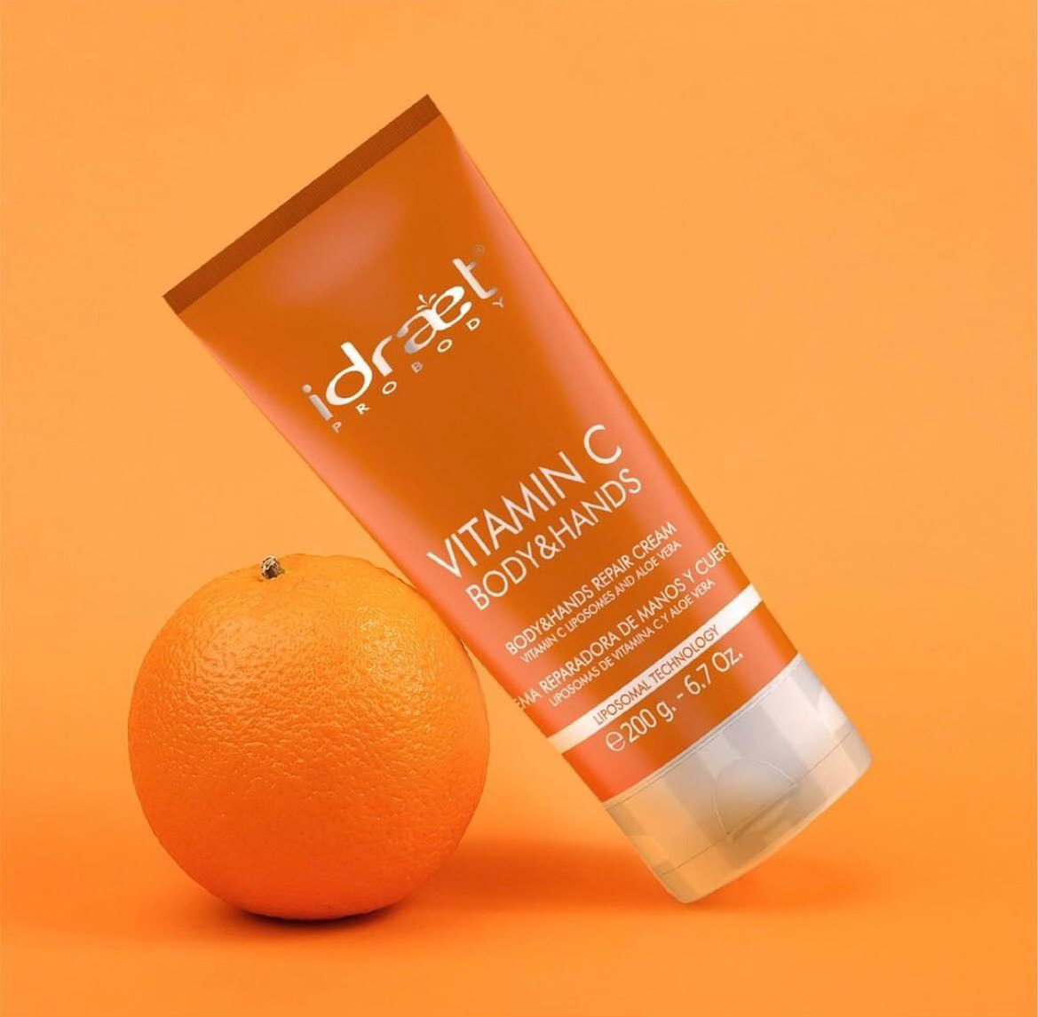 Crema Reparadora Vitamina C Cuerpo & Manos 200g
