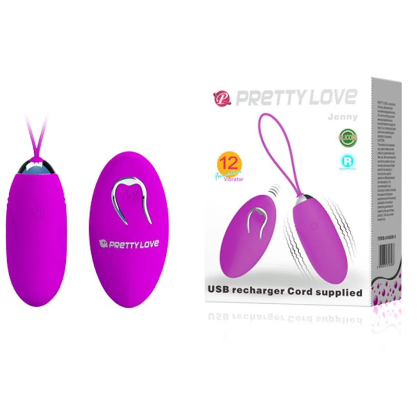Huevo Vibrador Con Control Remoto Y USB – JENNY