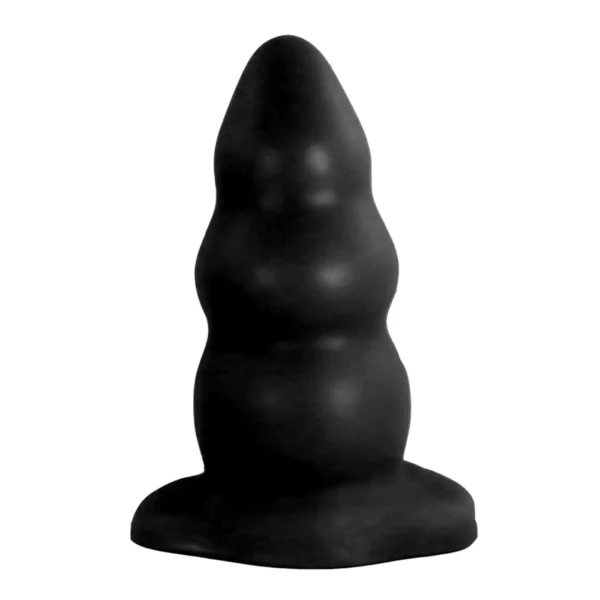 Plug anal escalonado XL negro
