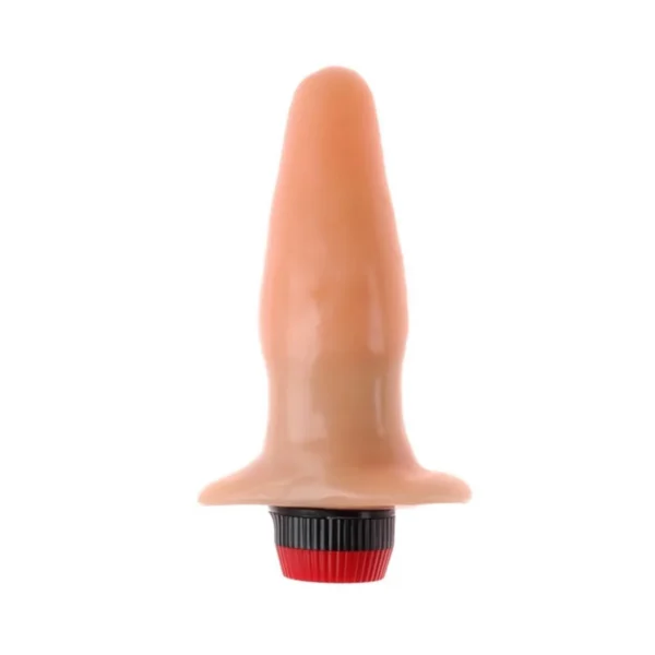 Plug anal grande con vibrador color piel