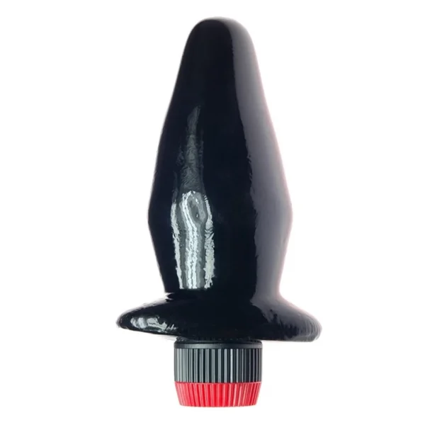 Plug anal Ultra con vibrador negro