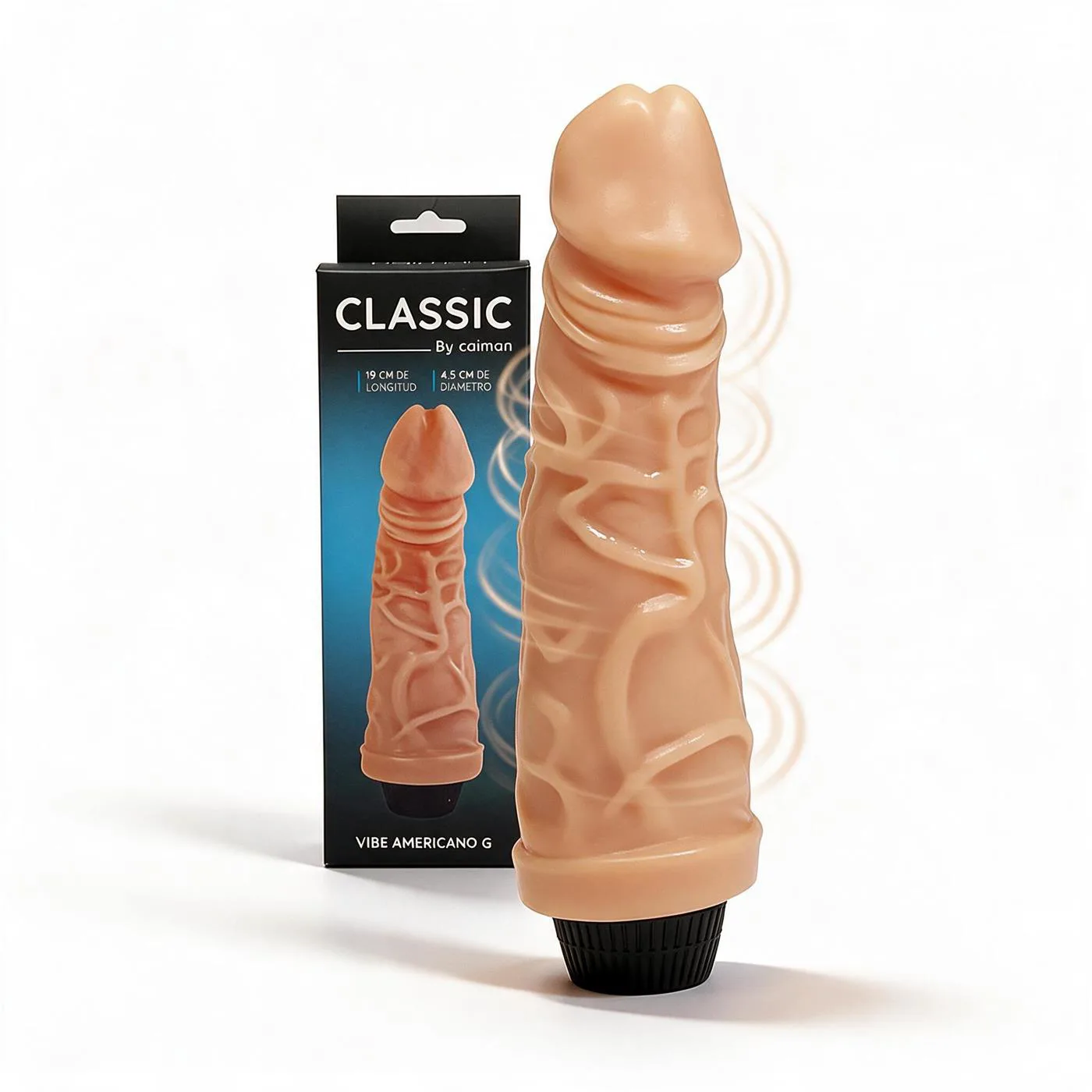 Dildo vibrador Americano piel