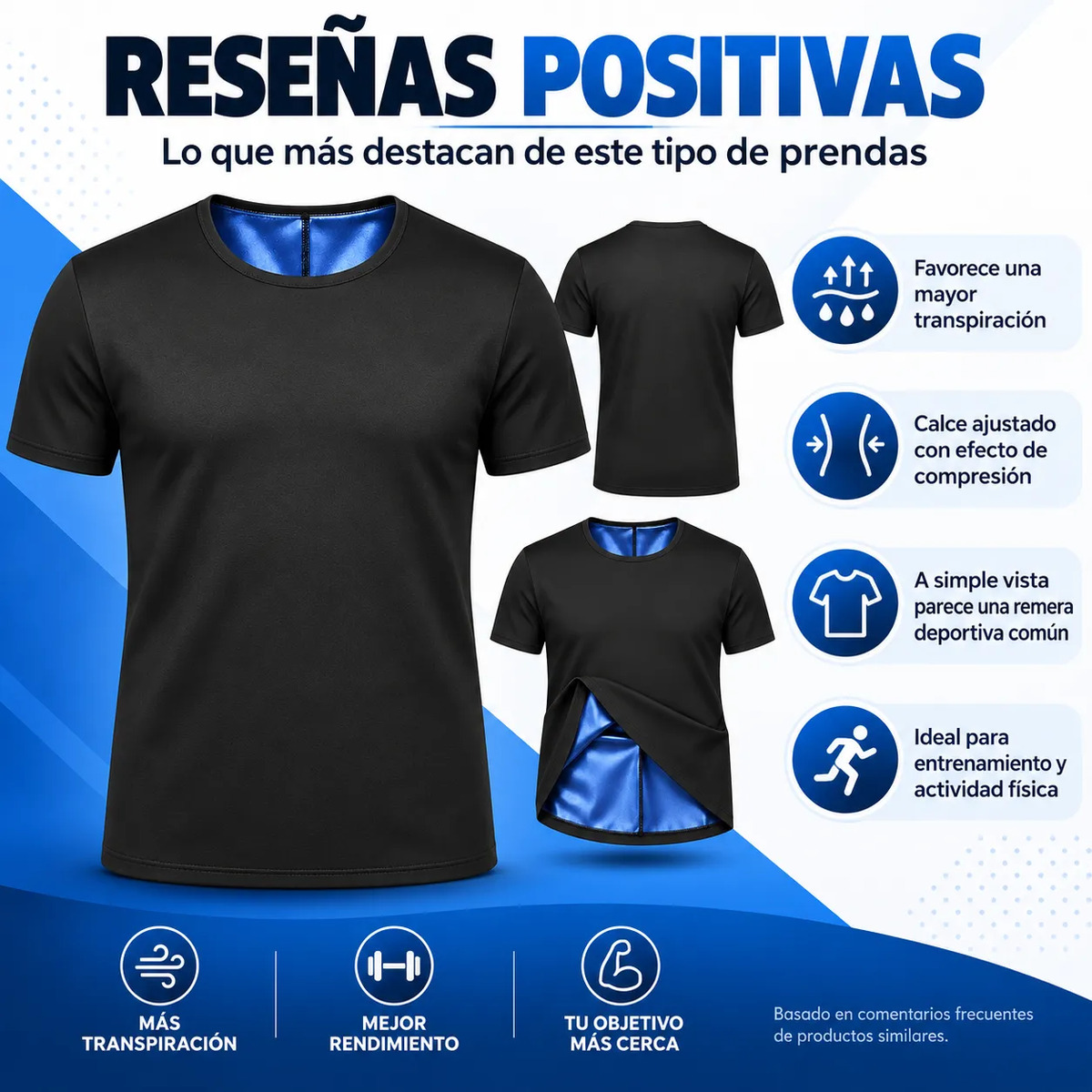 Camiseta Sauna Entrenamiento Compresion Remera Transpira - Imagen 6