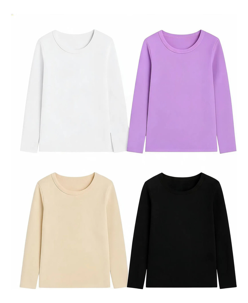 Camiseta Térmica Niñas Polar Unisex Remera