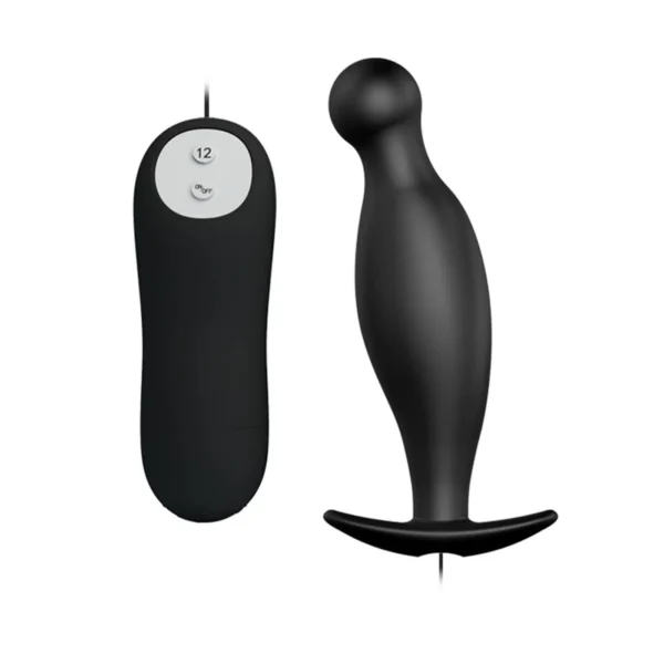 Vibrador anal de silicona