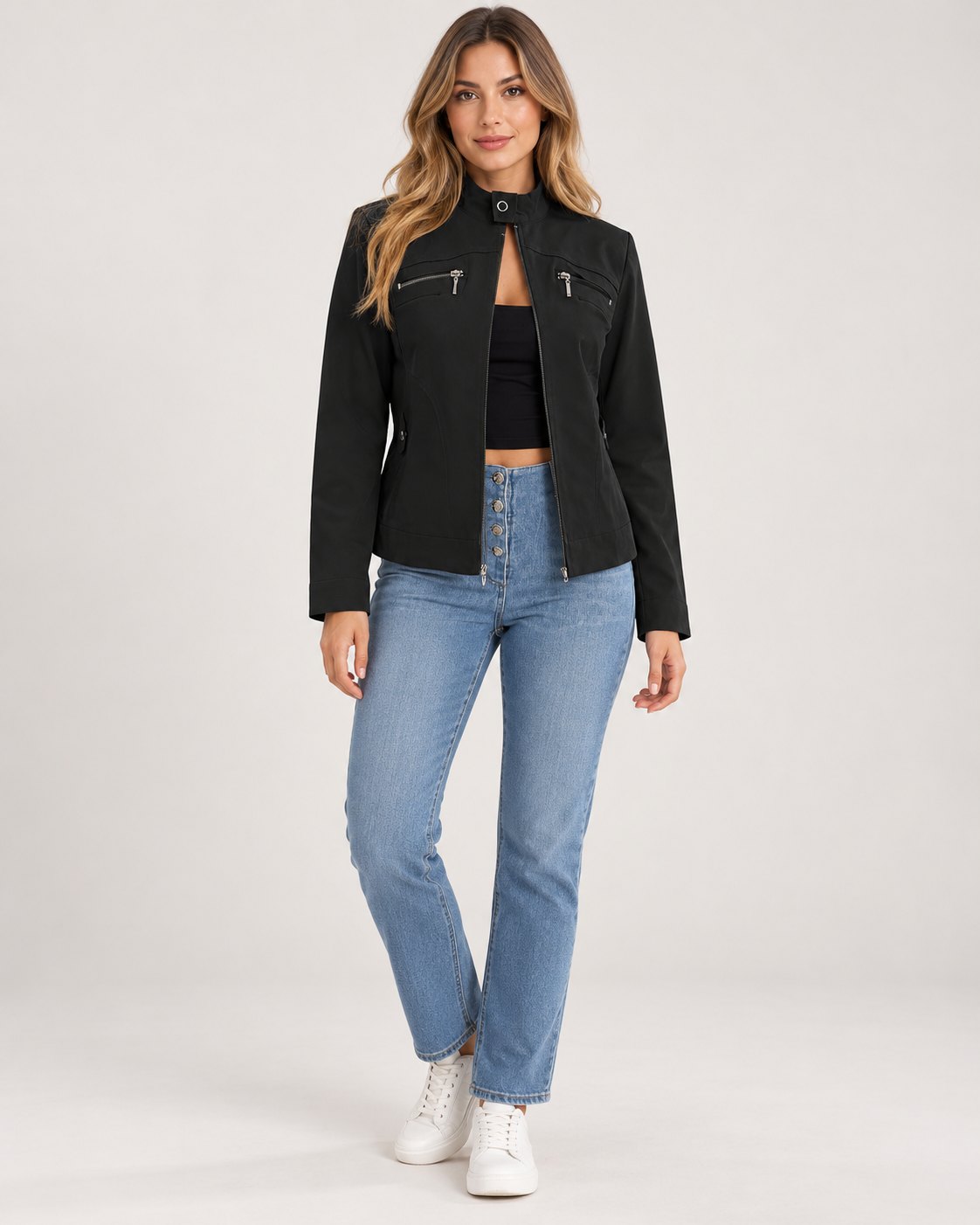 Campera de Bengalina Elastizada