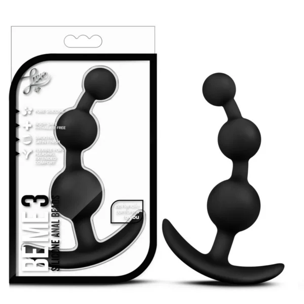 Plug anal Luxe Be Me 3 negro
