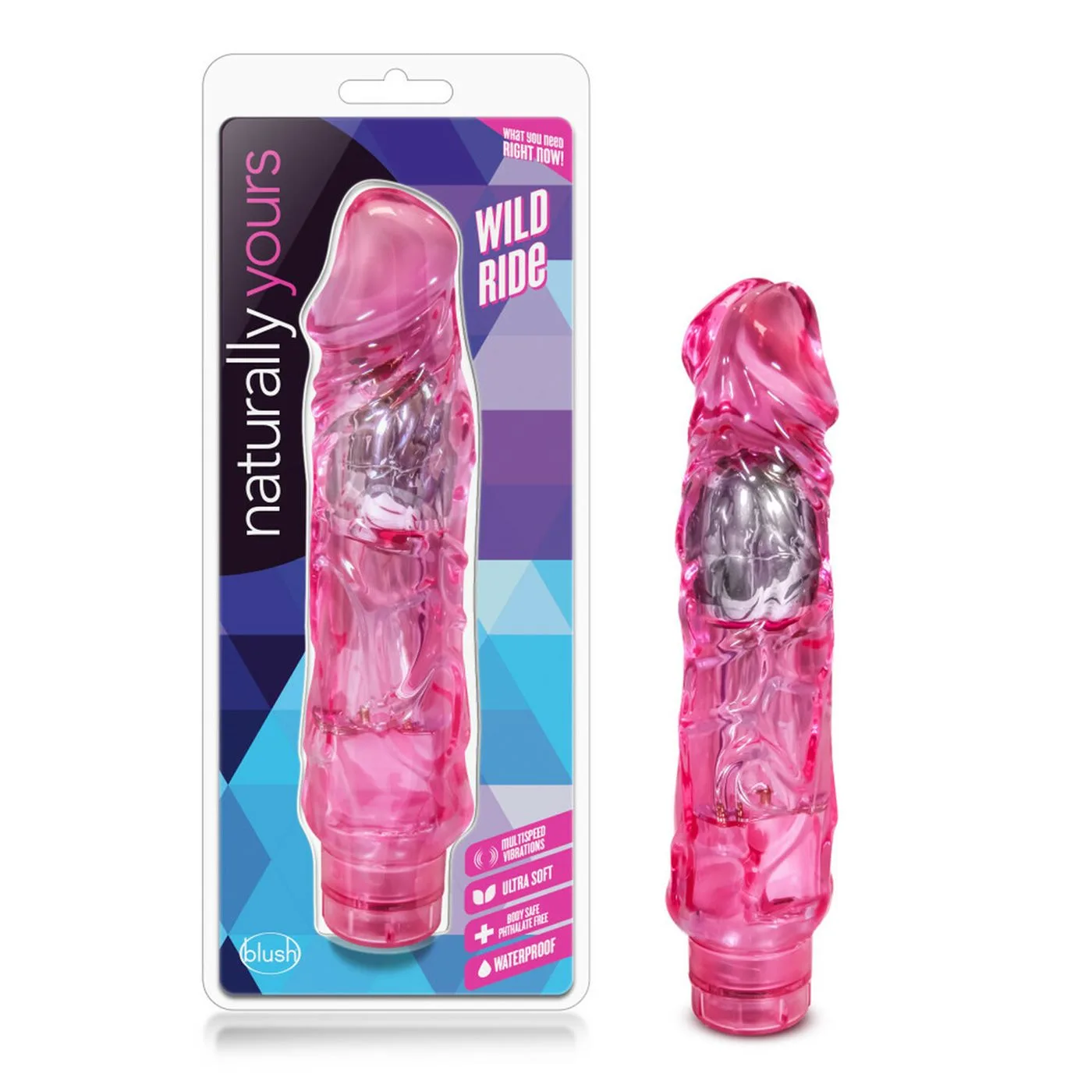 Vibrador Naturally Yours Wild Ride Rosa | Blush