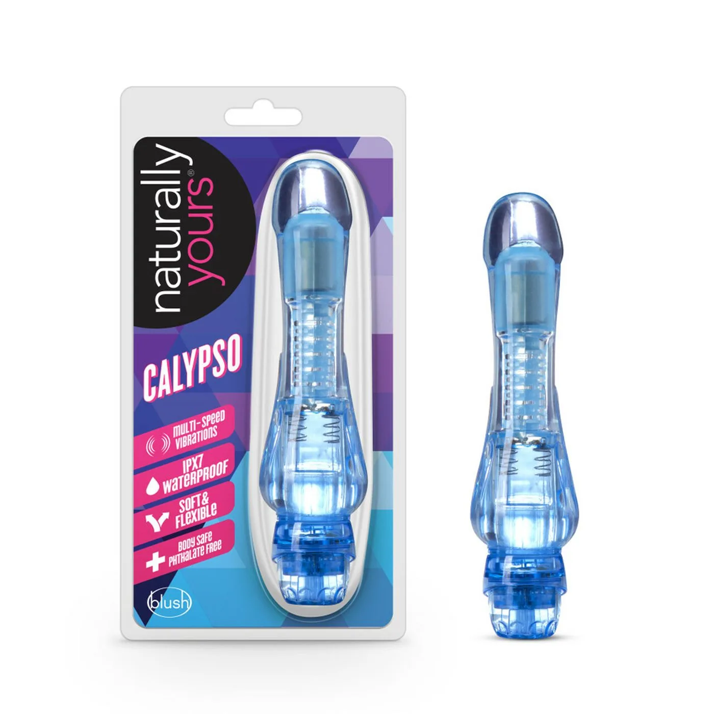 Vibrador Naturally Yours Calypso Azul | Blush