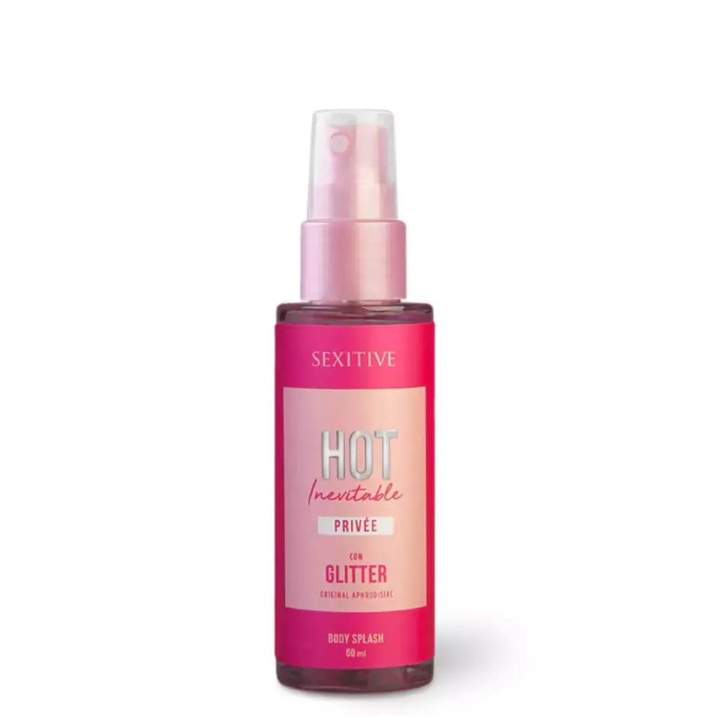 Body Splash Hot Inevitable Privée con Glitter 60 ml | Sexitive