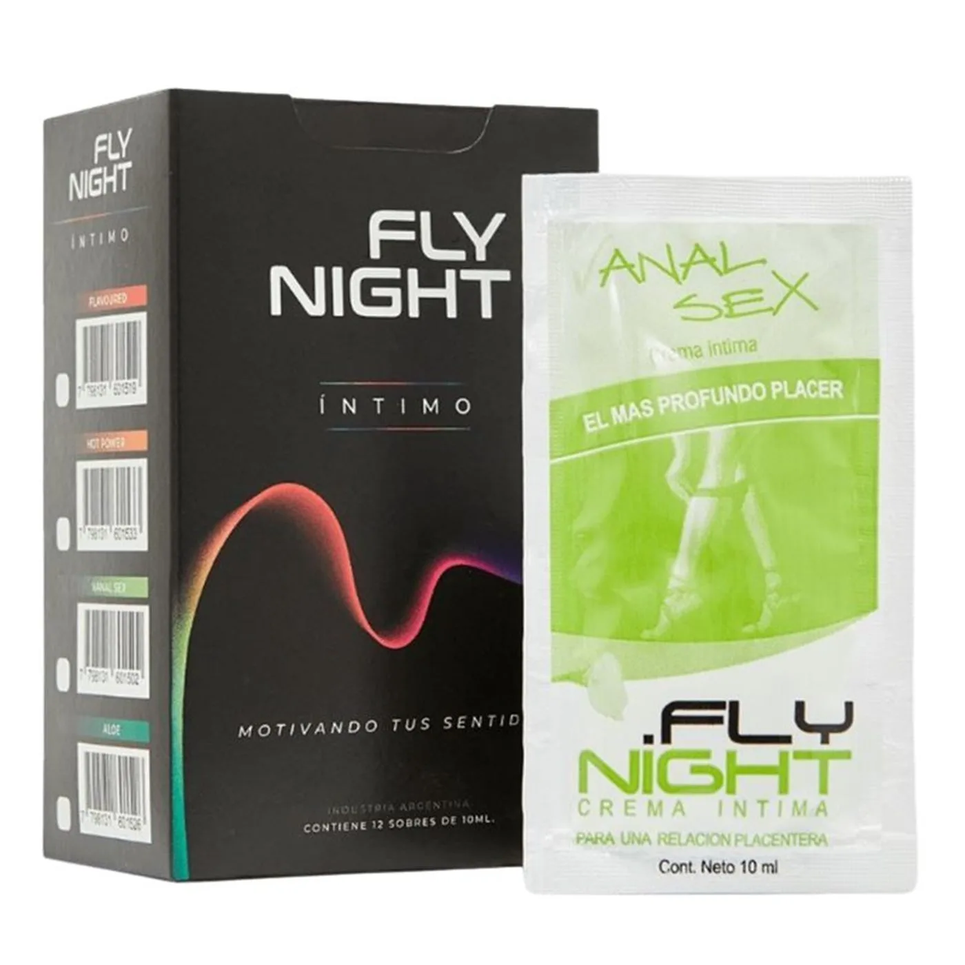 Caja de 12 sachets lubricante anal