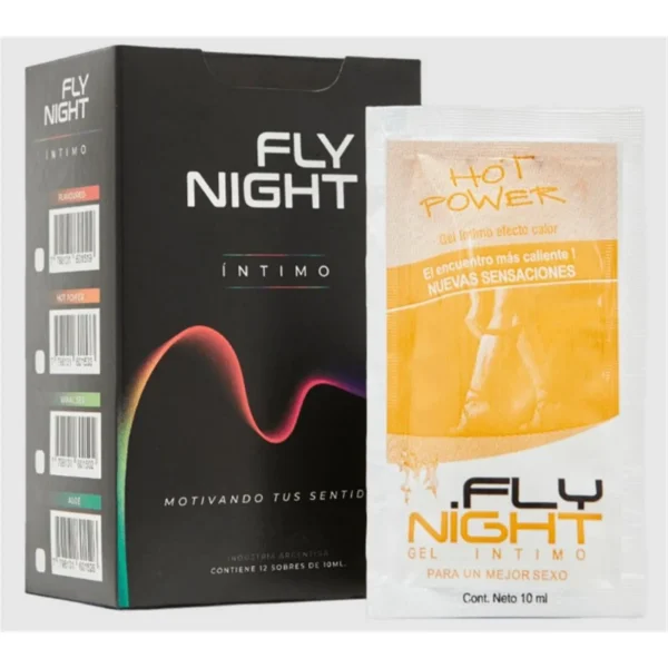 Caja de 12 sachets lubricante efecto calor