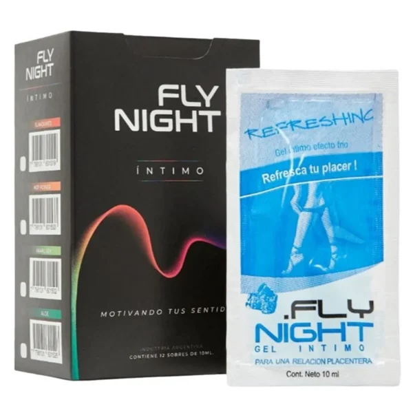 Caja de 12 sachets lubricante efecto frío