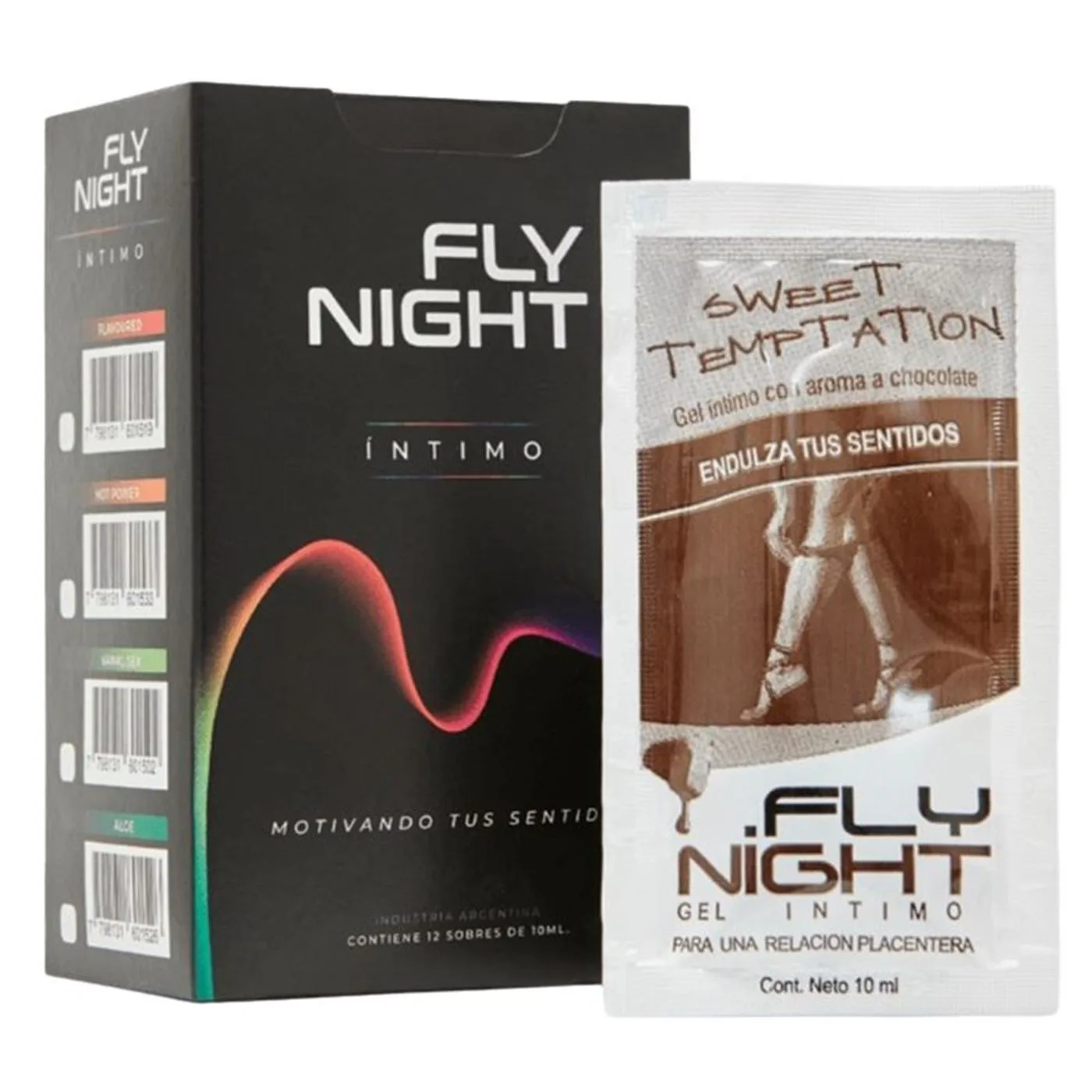 Caja de 12 sachets lubricante chocolate