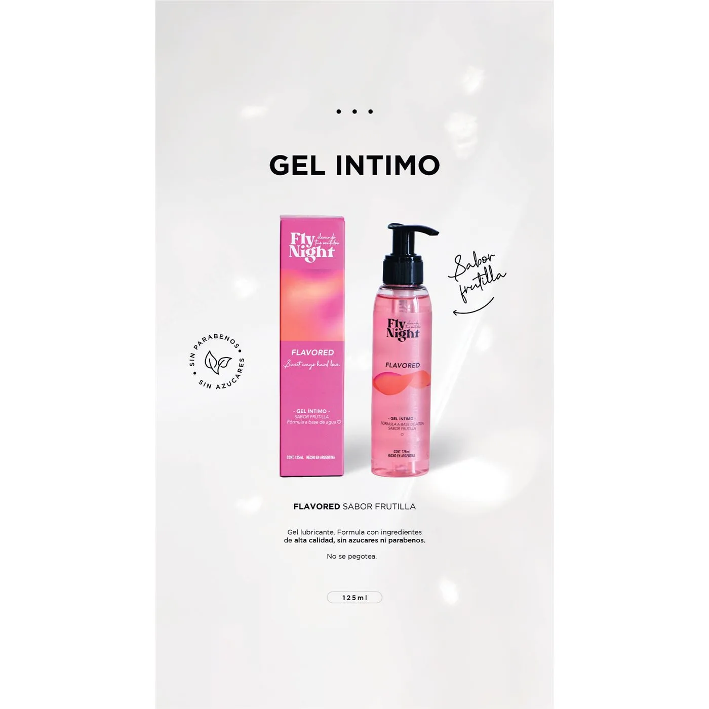 Lubricante frutilla, otra vista