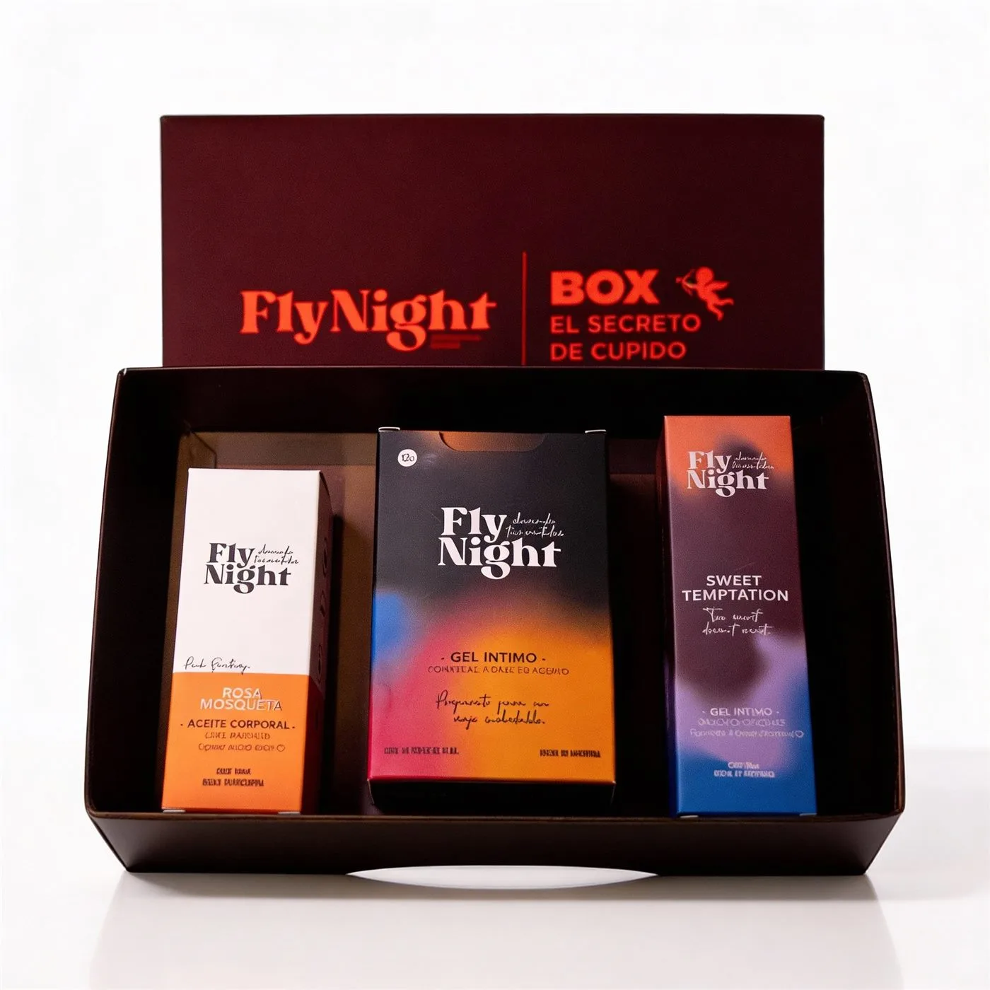 Box Secreto Cupido Kit San Valentín | Fly Night