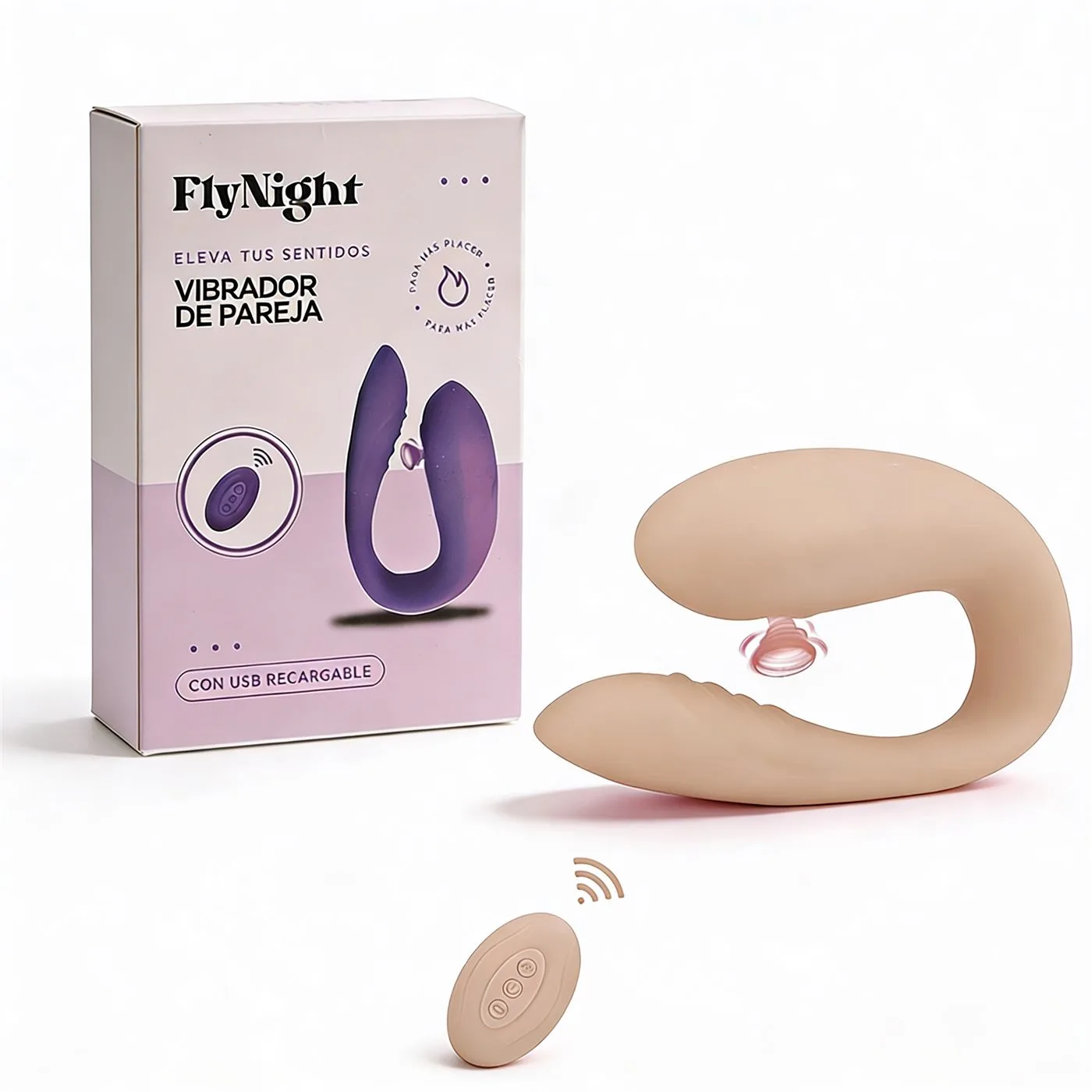 Vibrador para Parejas Nude | Fly Night