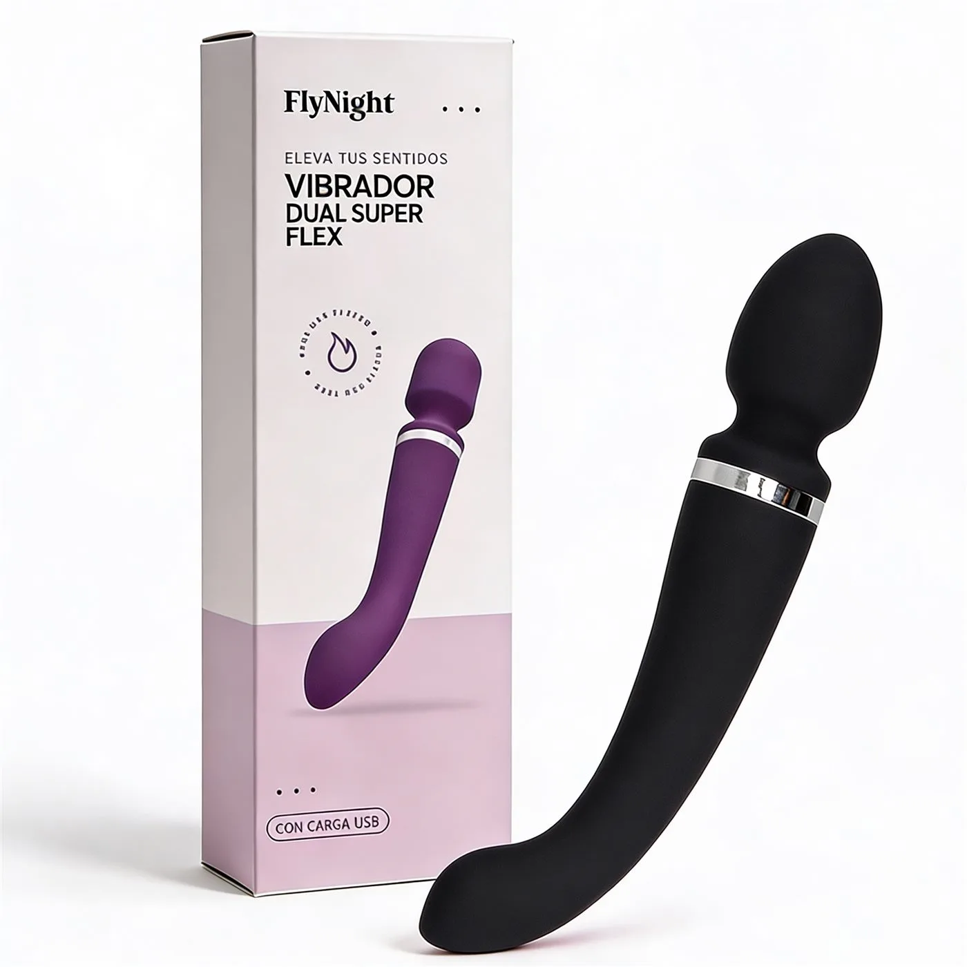 Vibrador Super Flex negro