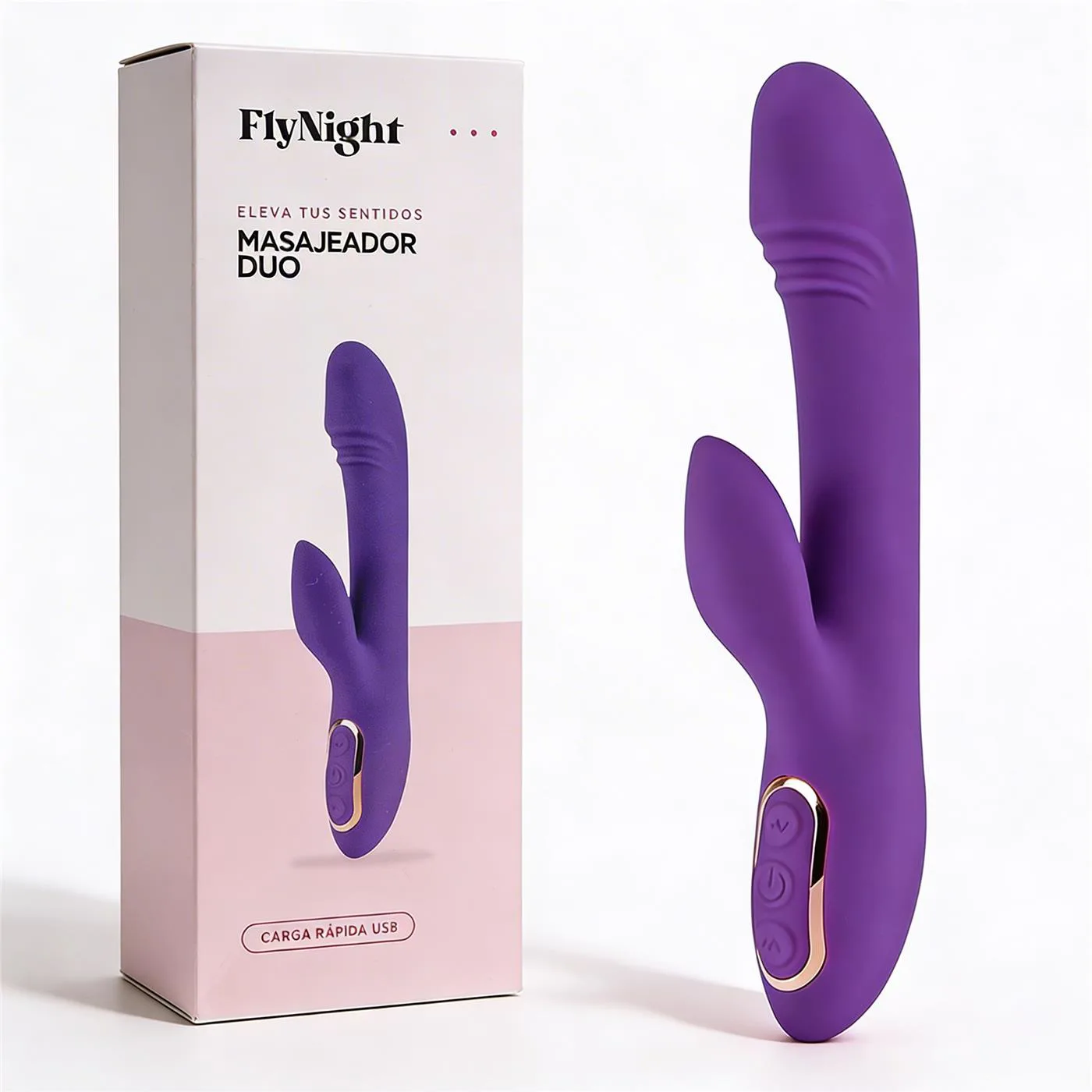 Masajeador Duo Violeta | Fly Night