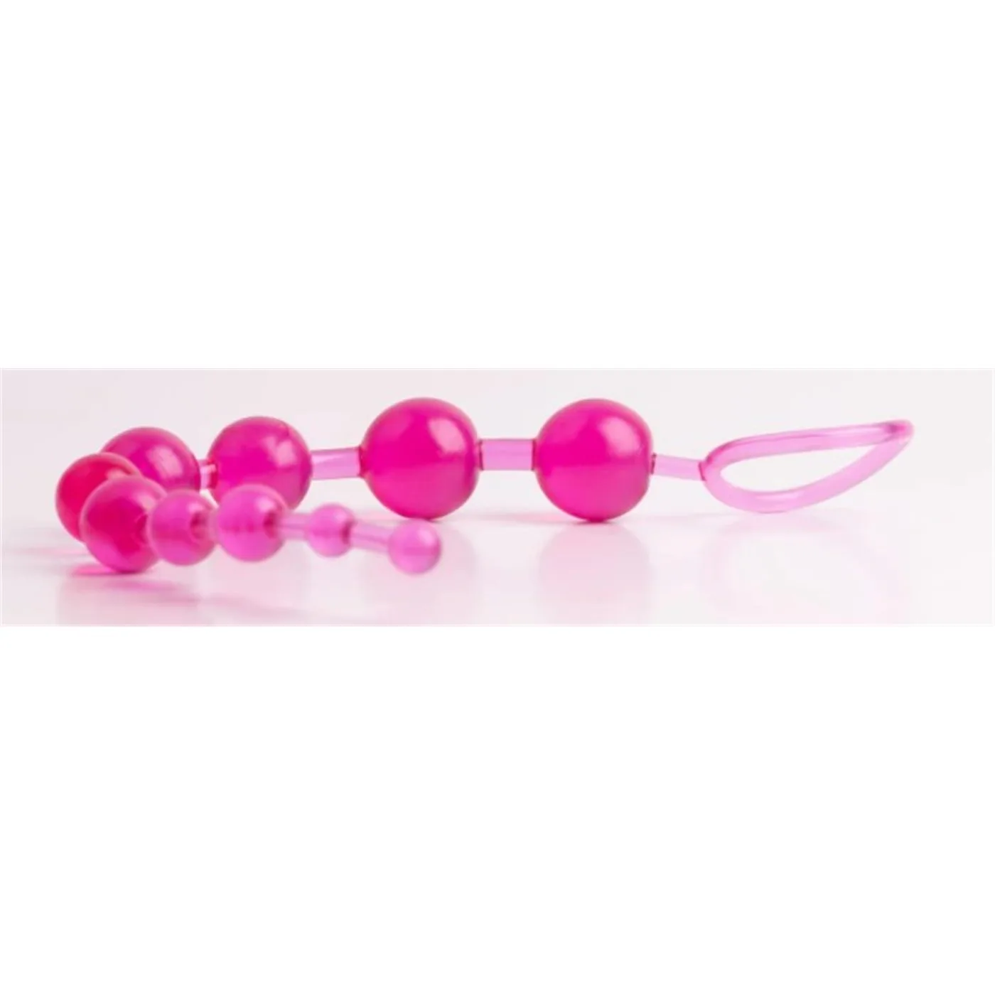 Plug Anal de Bolitas Beads Rosa | Fly Night - Imagen 2