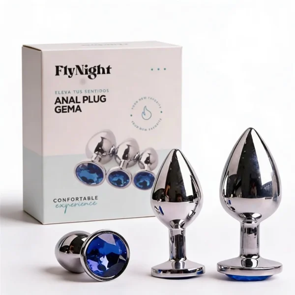 Plug anal Gema azul