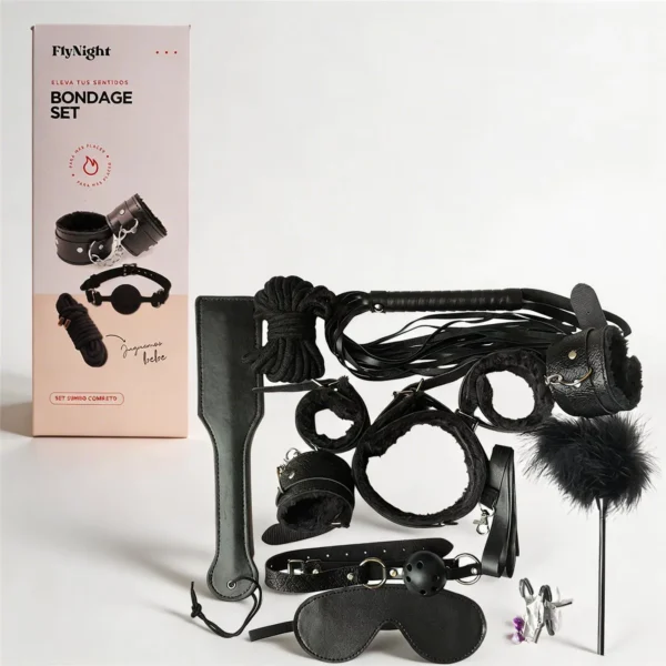 Kit bondage set negro