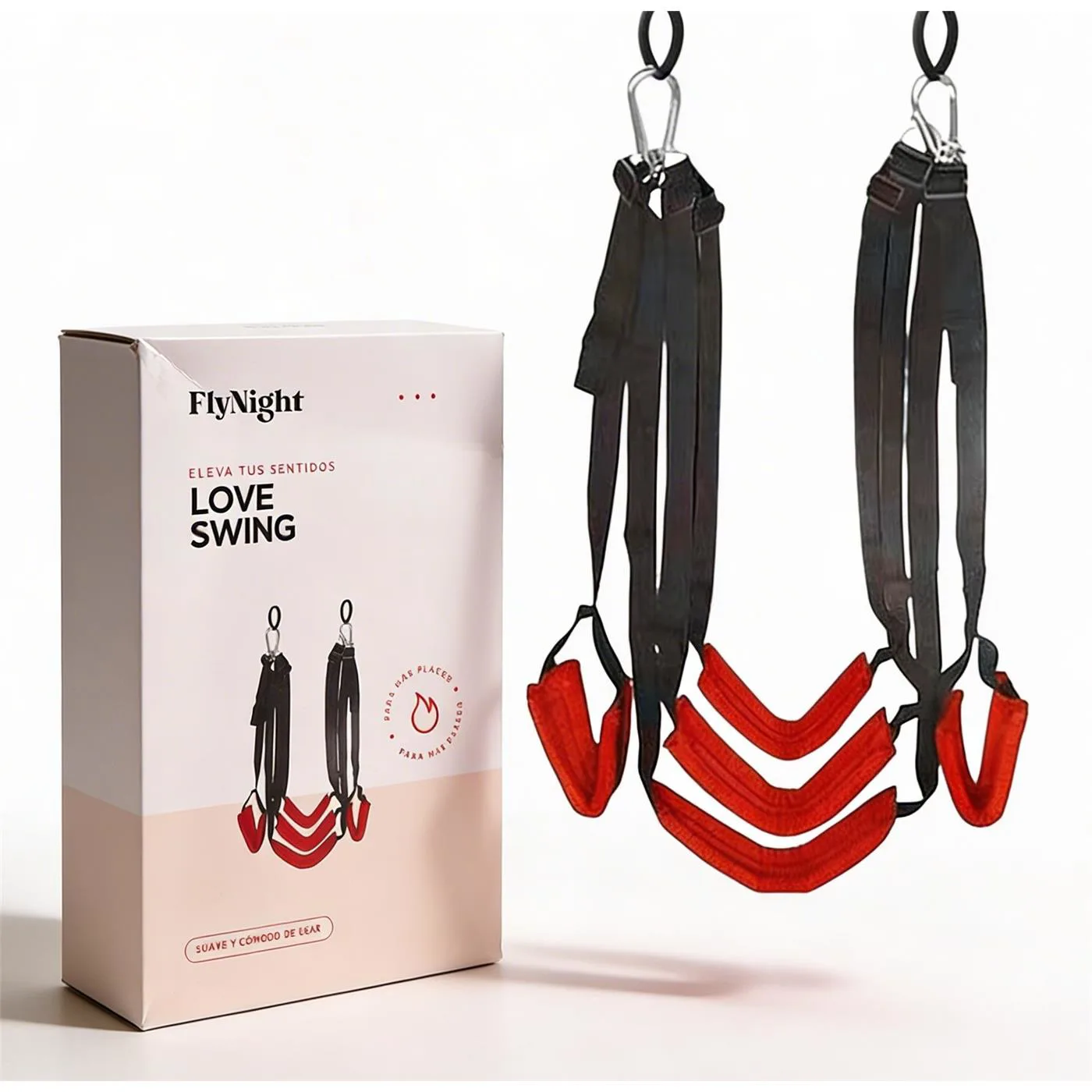 Columpio Love Swing Negro y Rojo | Fly Night