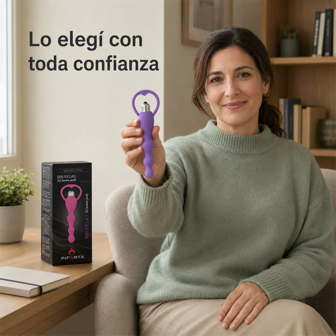 Vibrador Anal Inexpulsable Bruselas Fucsia | Infarta - Imagen 2