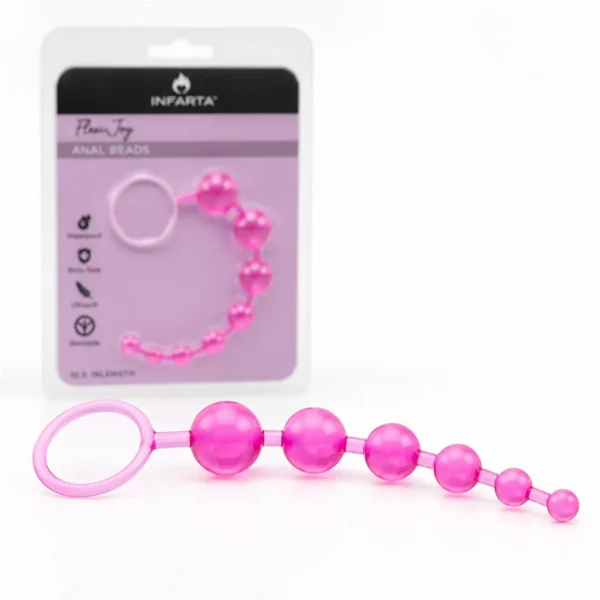 Bolitas anales flexibles Flexijoy rosa