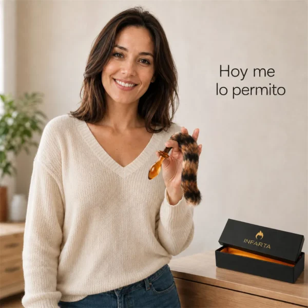 Plug anal Golden Fox, otra vista