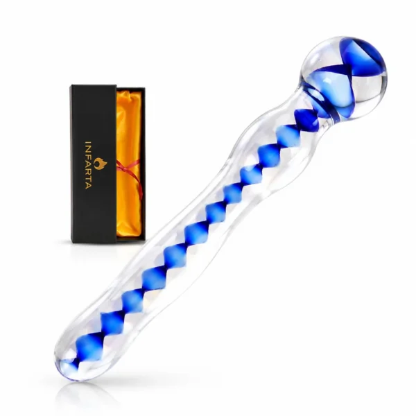 Dildo de vidrio Helixblue