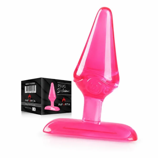 Mini plug anal 6 cm rosa