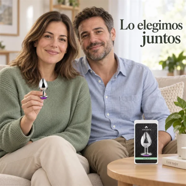 Plug anal Eros grande violeta, otra vista