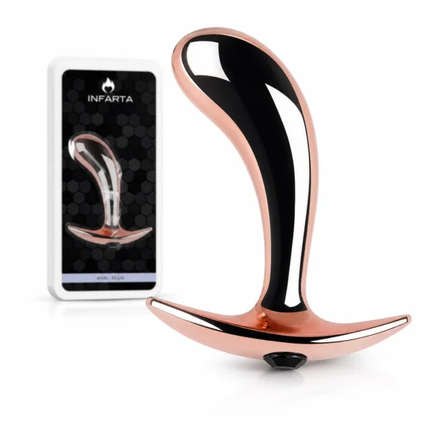 Plug anal Ergo metálico rosa