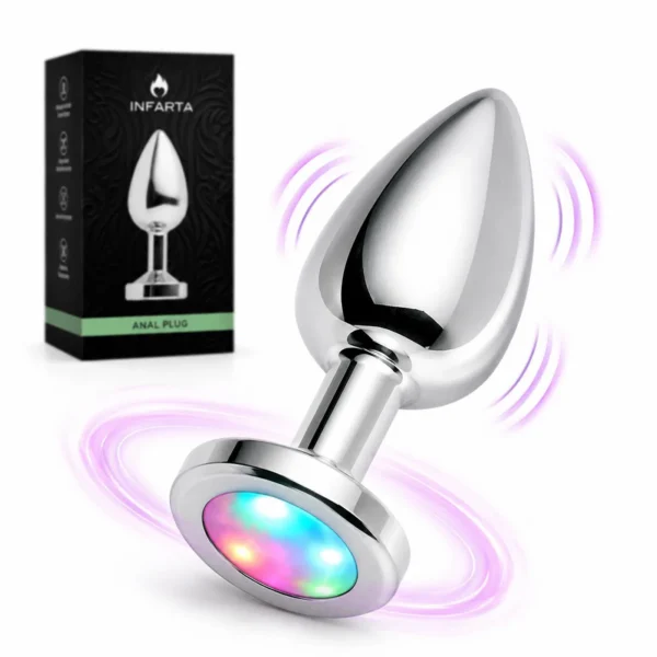 Plug anal Photon metálico