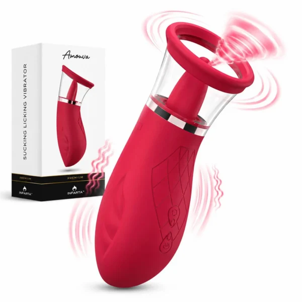 Vibrador succionador Amouva