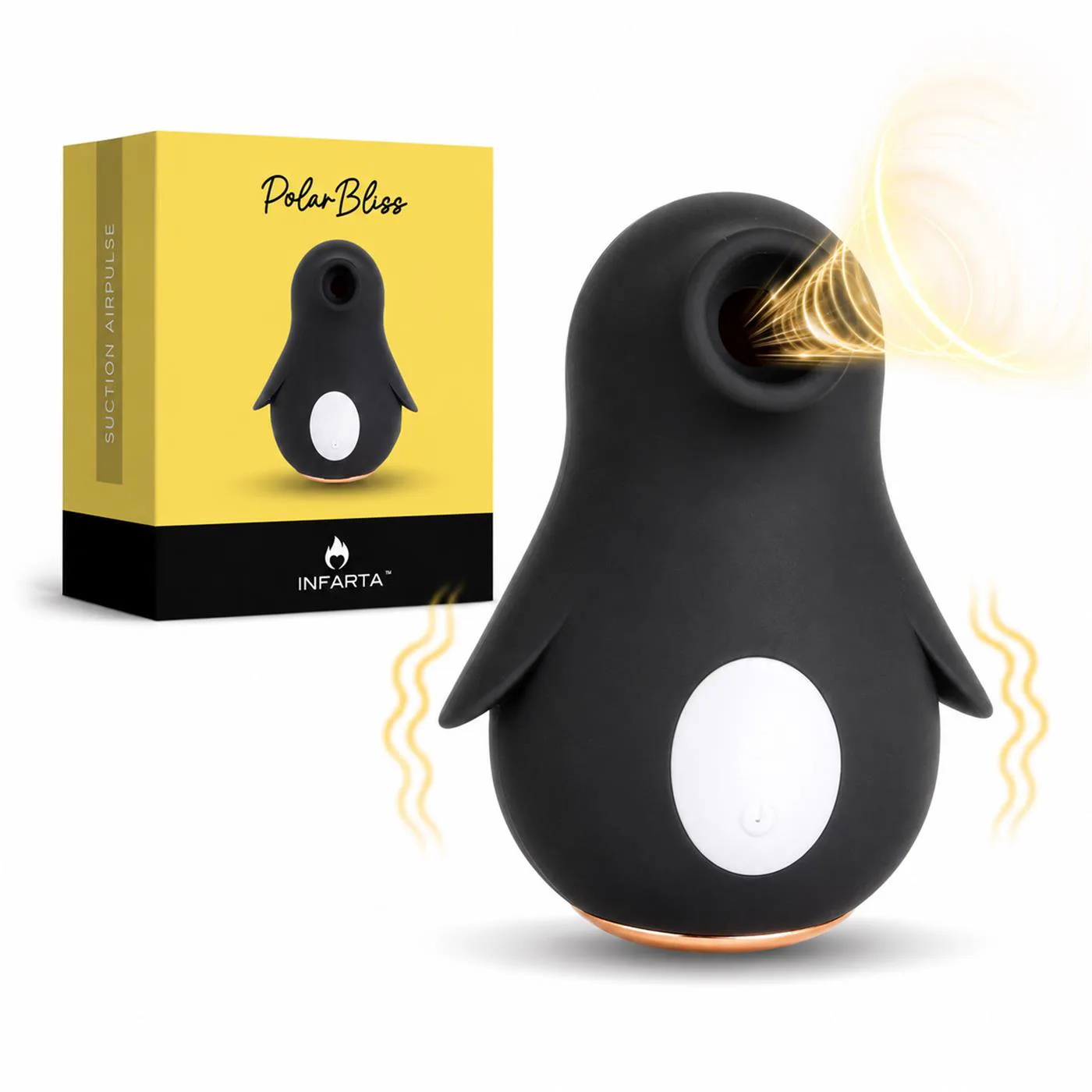 Vibrador con succión Polarbliss
