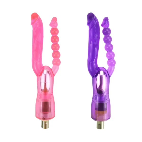 Dildo doble para máquina sexual