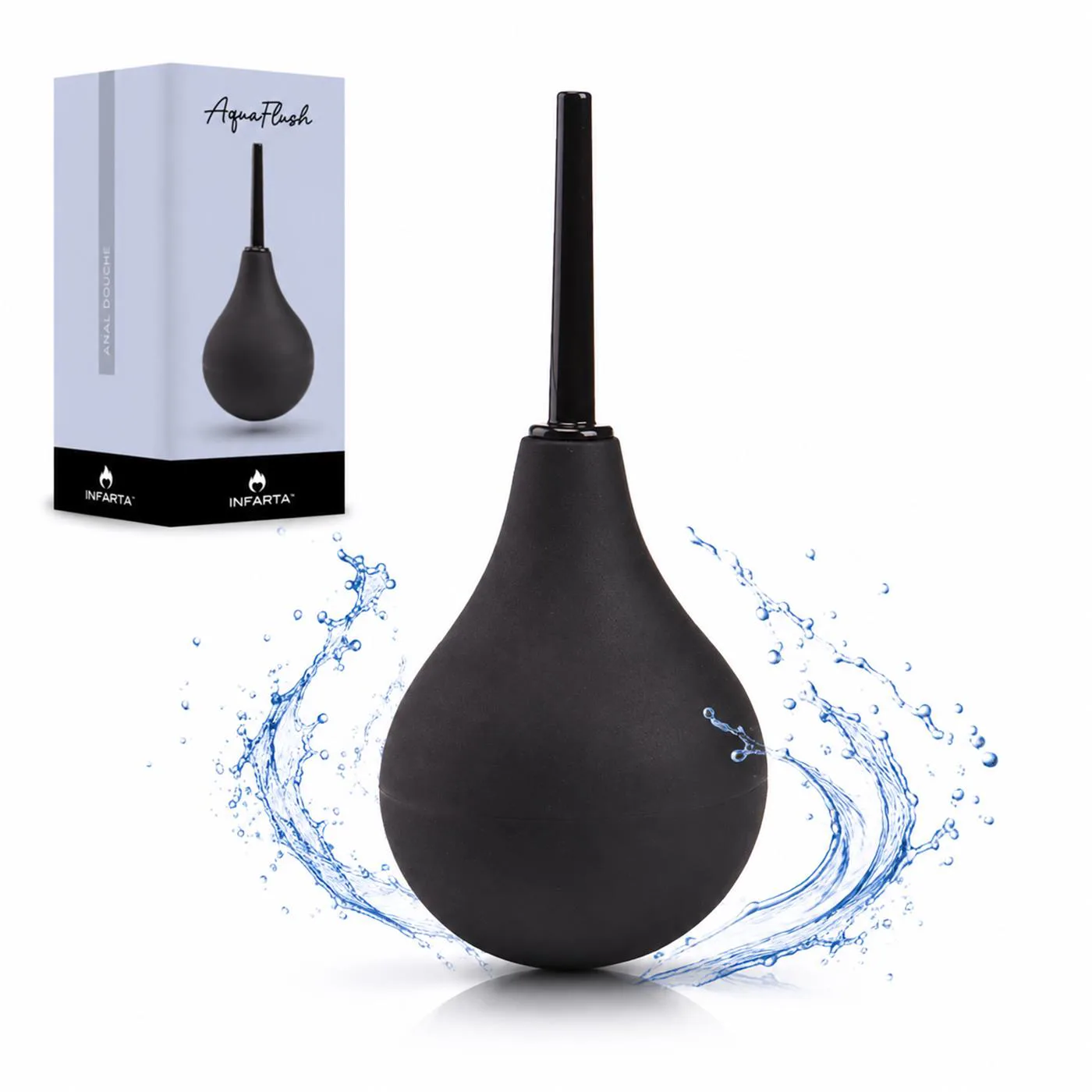 Ducha Anal Aquaflush 90 ml Negra | Infarta