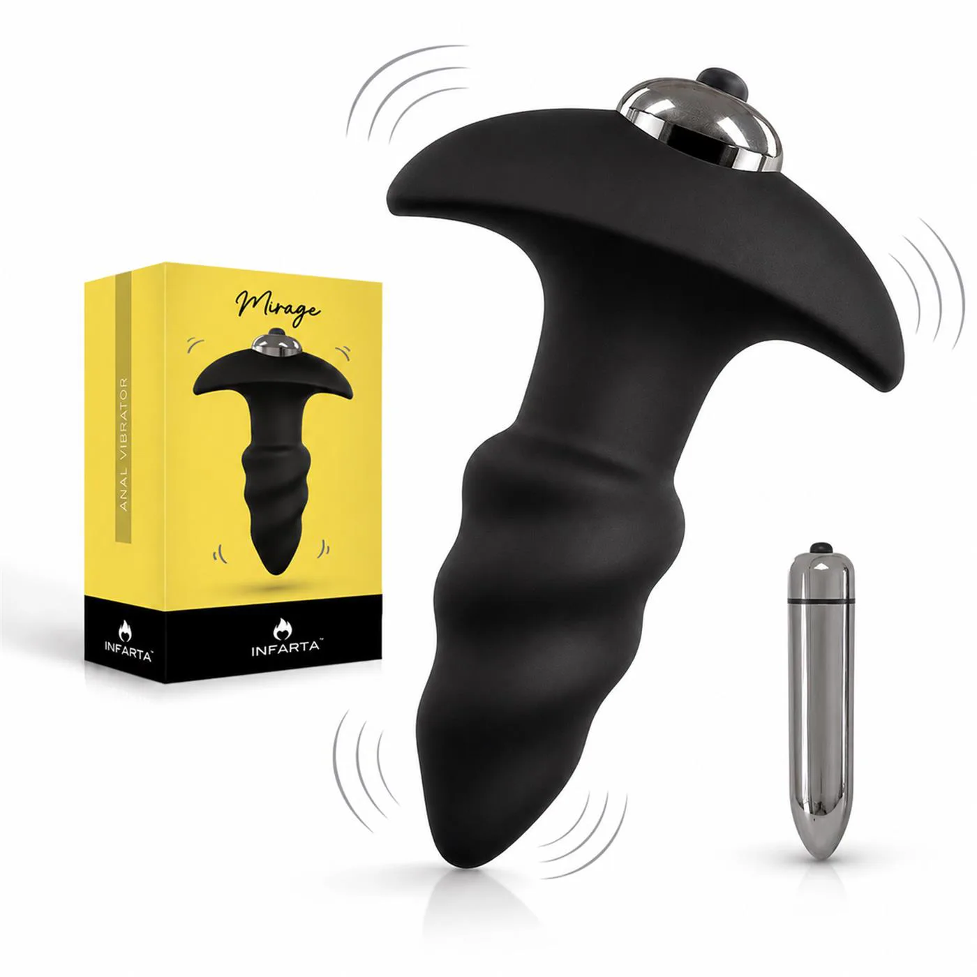 Plug Anal Vibrador Mirage