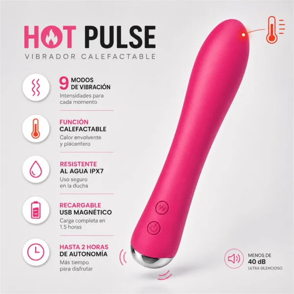 Vibrador Hot Pulse, otra vista