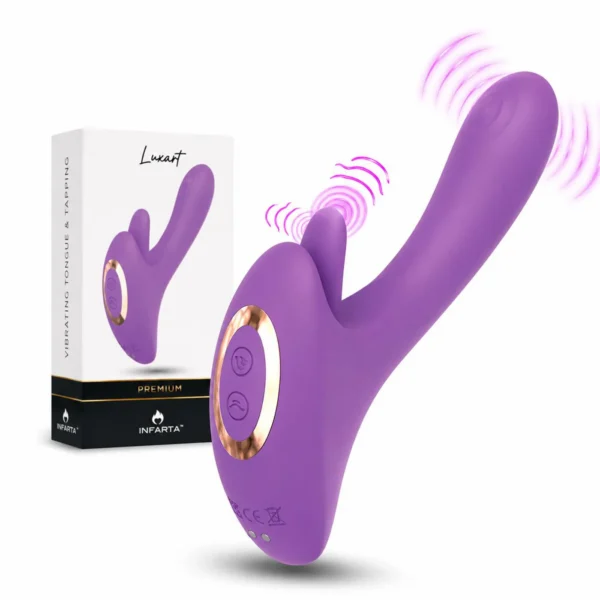 Vibrador con lengua Nova