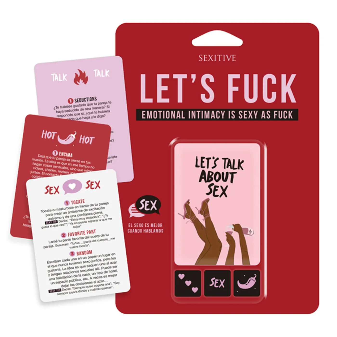 Juego de Cartas y Dados Let’s Fuck | Sexitive