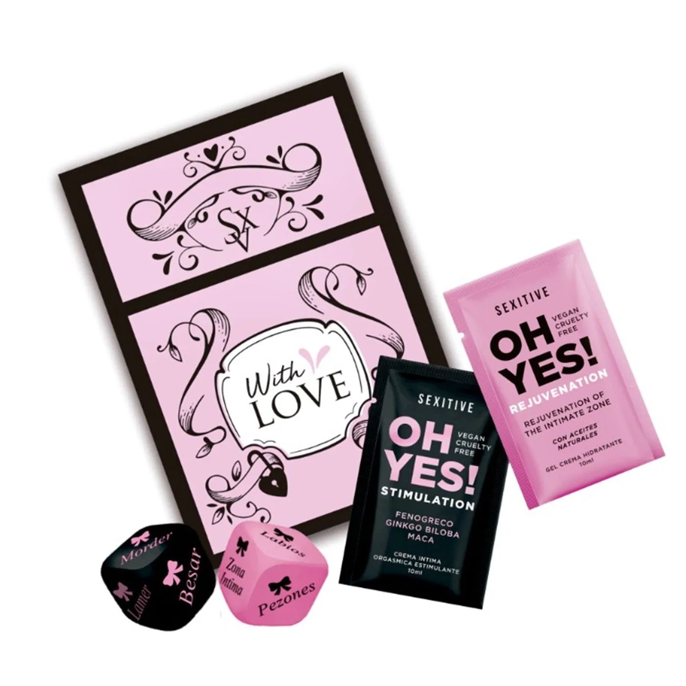 Love Kit Oh Yes! + Dados Clásicos | Sexitive