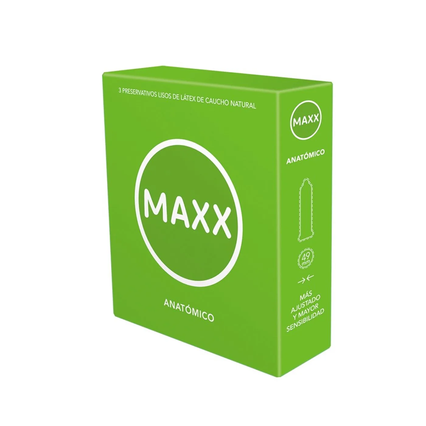 Preservativos Anatómicos Caja x 12 Cajitas de 3 | Maxx