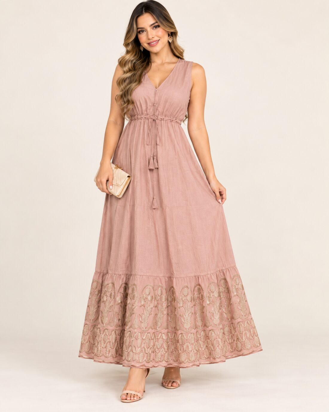 Vestido Importado Con Guarda